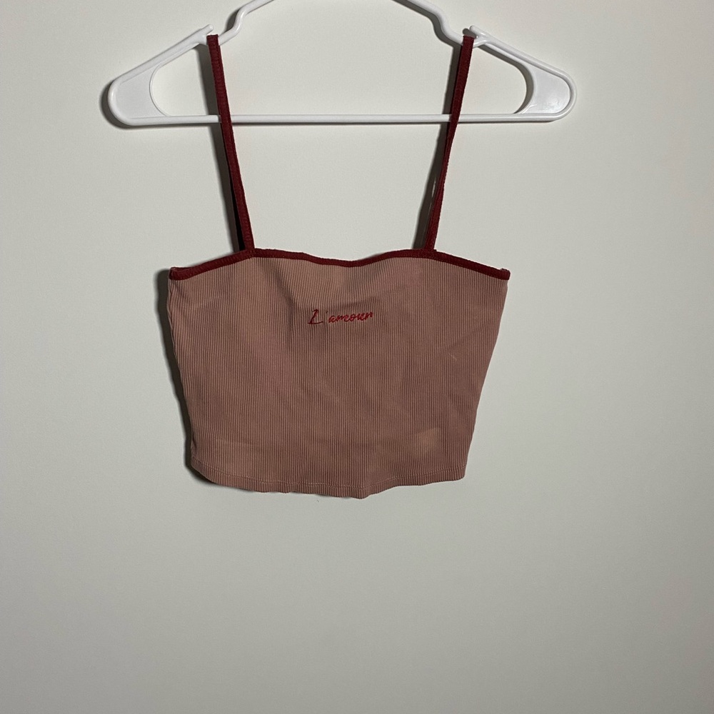 Misguided Glamour Pink Sleeveless Fitted Camisole